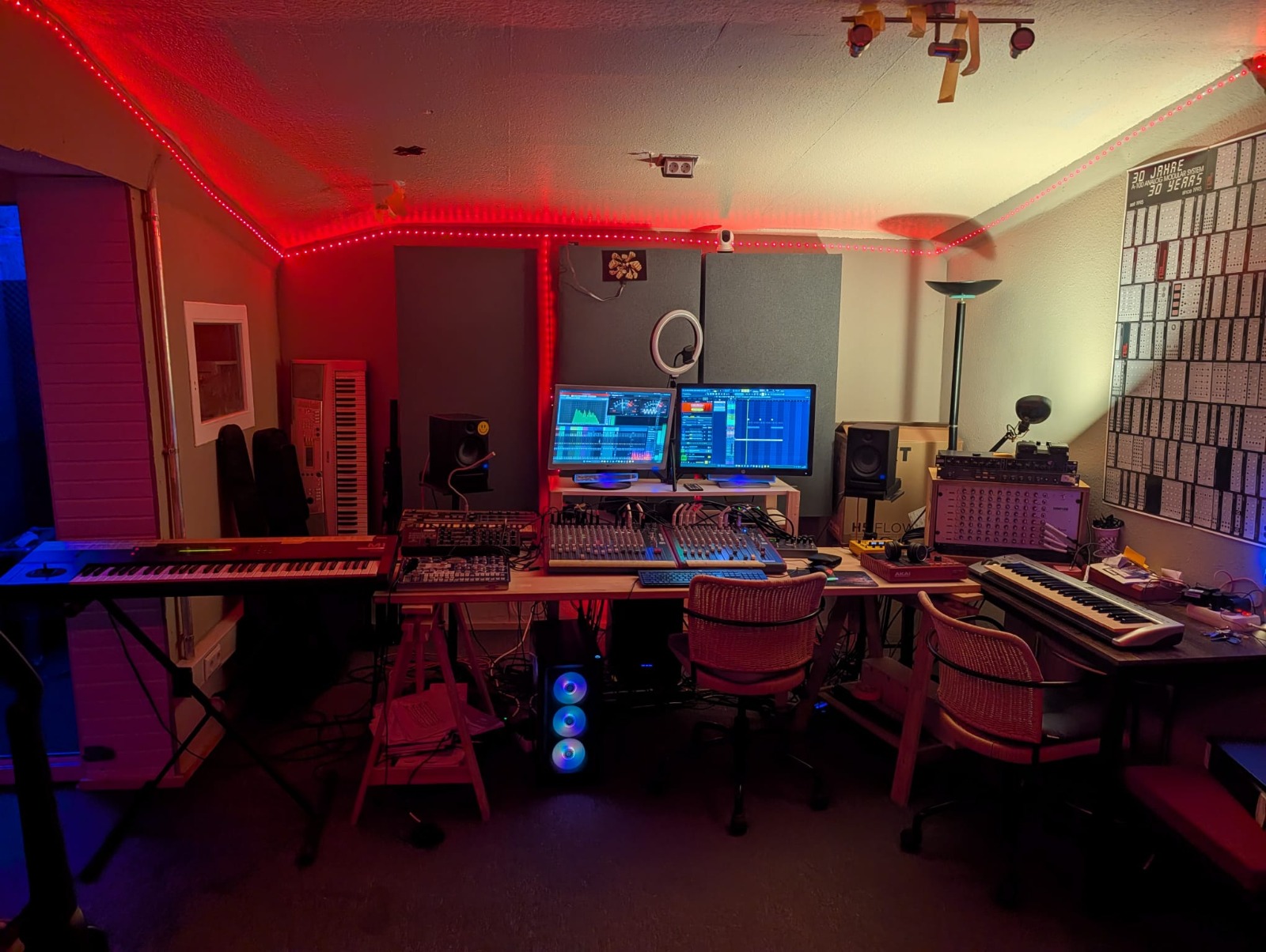 Studio Hintergrund und Booth